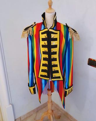 Frac e cappello da Parata Arcobaleno - Costume Dir