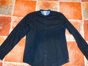 Camicia Bershka nera da uomo