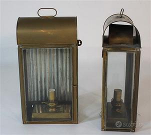 Coppia di lampade/applique inglesi