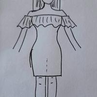 vestito NUOVO scollatura alla Bardò TG 46 sexy