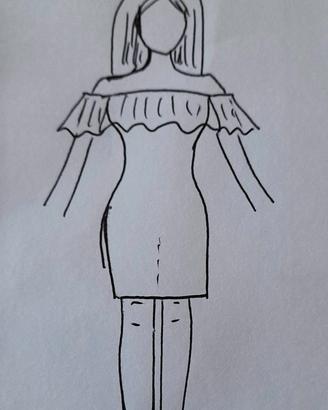 vestito NUOVO scollatura alla Bardò TG 46 sexy