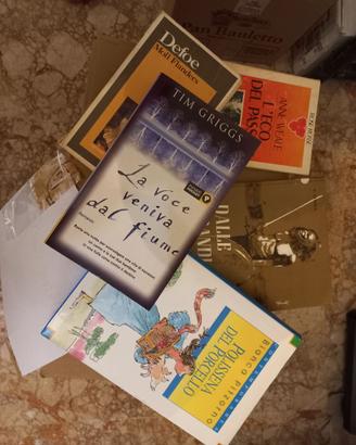 Scatolone con 15 volumi genere narrativa