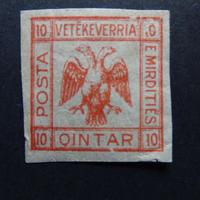 ALBANIA-Repubblica MIRIDITA 1921 francobolli