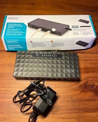 Switch veloce ethernet 8 porte Digitus