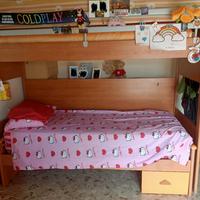 Letto a castello + accessori