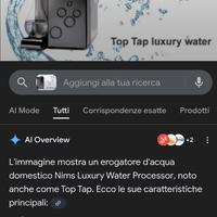 depuratore acqua/ naturale ambiente/fresca/gasata 