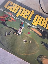 gioco da tavolo vintage anni 70 " Carpet Golf"