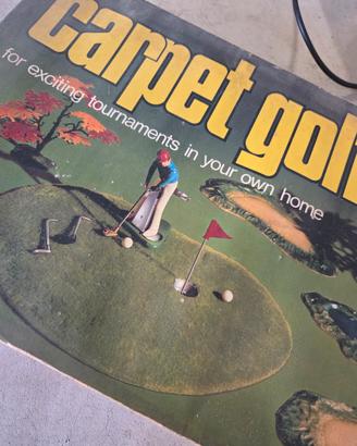gioco da tavolo vintage anni 70 " Carpet Golf"