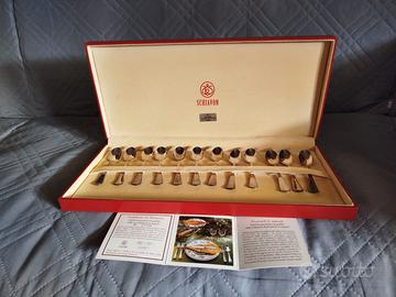 Set di 12 Cucchiaini in argento SCHIAVON