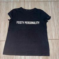 T-shirt nera - Zara girl