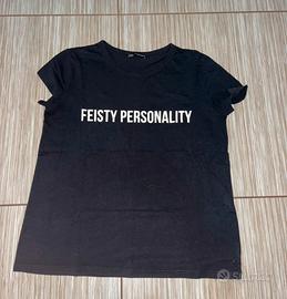 T-shirt nera - Zara girl