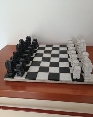 Splendida scacchiera in marmo 40x40