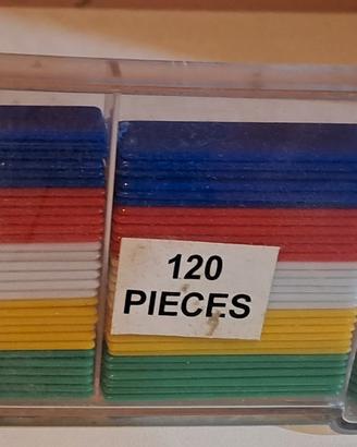 Fiches da gioco in plastica vintage