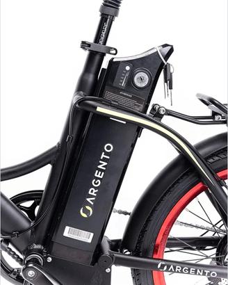 E-bike Argento Piuma con 2 Batterie orig