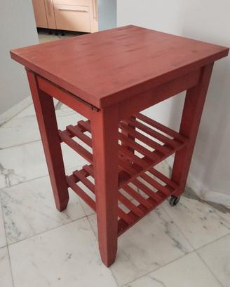 Carrello cucina con ruote 