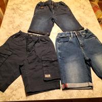 3 pantaloncini bambino 8-9 anni