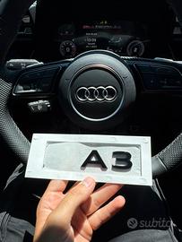 STEMMA SCRITTA LOGO POSTERIORE AUDI A3 2025