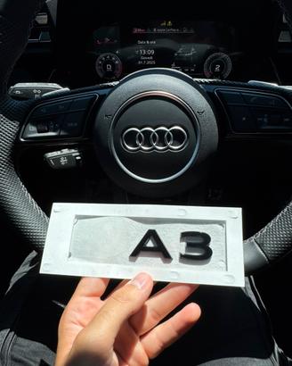 STEMMA SCRITTA LOGO POSTERIORE AUDI A3 2025