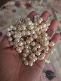 collana di perle di fiume 180 cm