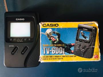 CASIO 600 TV TELEVISORE A COLORI LCD