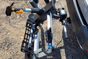 PORTABICI GANCIO TRAINO E-BIKE BI-AMMORTIZZATE X2