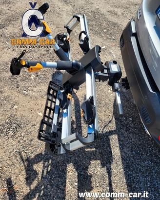 PORTABICI GANCIO TRAINO E-BIKE BI-AMMORTIZZATE X2