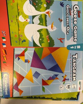 Clementoni gioca dell’oca+tangram + 6 anni