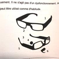 OCCHIALI SPIA con telecamera incorporata