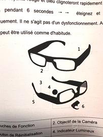 OCCHIALI SPIA con telecamera incorporata