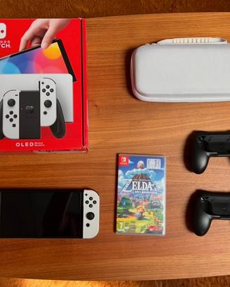 Switch oled + accesori  + zelda