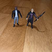 Action figure Marvel Nick Fury e Hawkeye