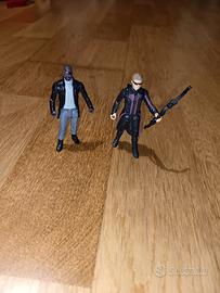 Action figure Marvel Nick Fury e Hawkeye