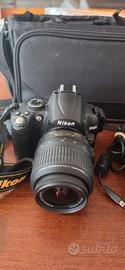 Nikon D5000 + 2 obiettivi VR 18-55 55-200 vr