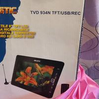 TV 9" pollici Portatile DVD usb