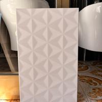 PIASTRELLA DA RIVESTIMENTO 25x40 decoro bianco