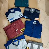 Nuove tute e camicia da lavoro varie taglie 