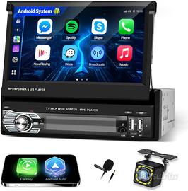 Autoradio 1 Din compatibile Carplay e Android Auto