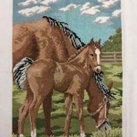 Quadro con tecnica punto croce