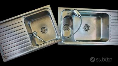 DUE Lavelli in Acciaio Inox 