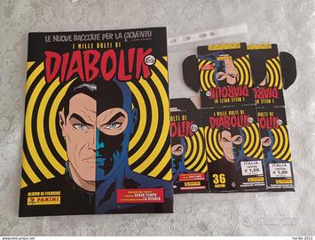 Diabolik I mille volti album vuoto+set figurine+se