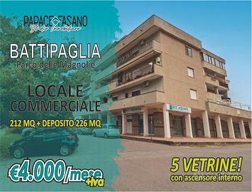 Parco delle Magnolie: 5 Vetrine + deposito
