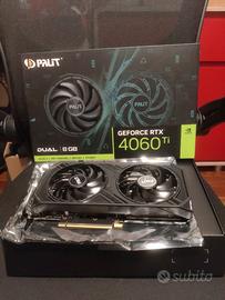 Scheda video NVIDIA RTX 4060 Ti 8 GB Palit Dual