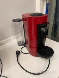 Macchina caffè Nespresso rossa – compatta e funzio