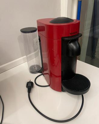 Macchina caffè Nespresso rossa – compatta e funzio