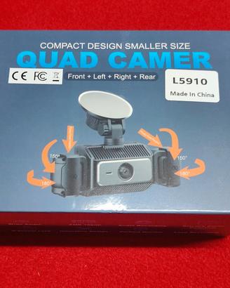 Quad Camera L5910 Dash Cam 4 Canali