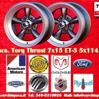 2 pz cerchi Ford Torq Thrust 7x15 ET-5 5x114.3