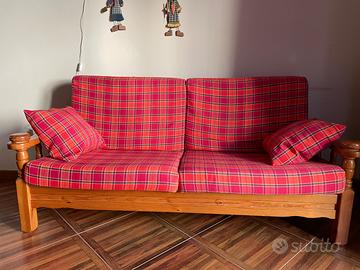 Divano e cassapanca Demar in legno massello