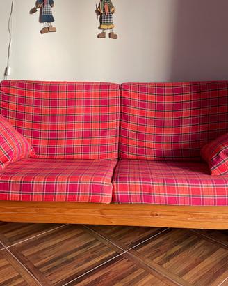 Divano e cassapanca Demar in legno massello