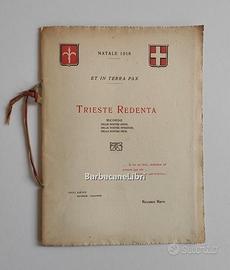 Rietti Trieste redenta 1918 prima guerra mondiale