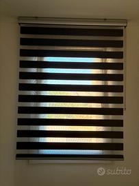 2 Tende a rullo giorno/notte grigio scuro 120x180